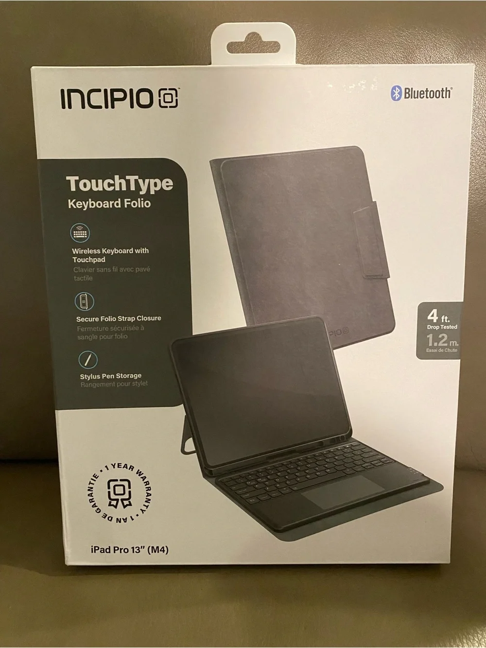 NEW - Keyboard Folio for iPad Pro 12.9, Slim Protective Case w/ Magnetic Closure